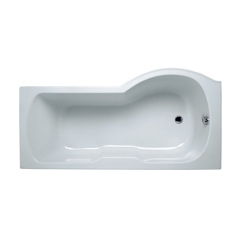 Optima Shower Bathtub170 cm, Left-hand