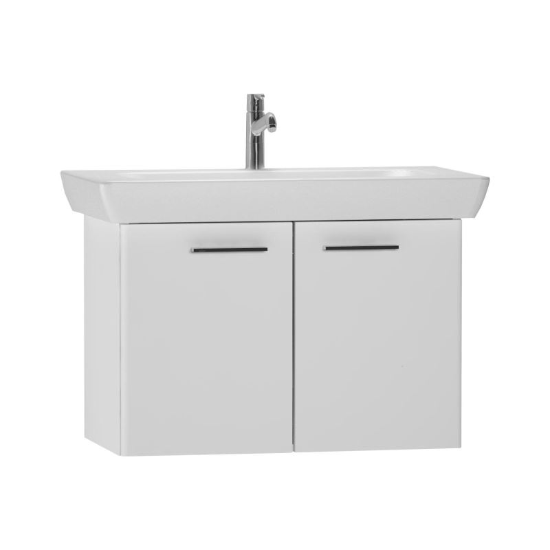 S20 Washbasin UnitHigh Gloss White, 85 cm