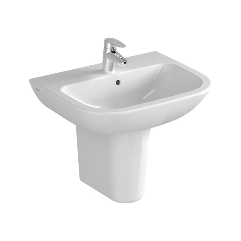 S20 Standard Washbasin55 cm, White