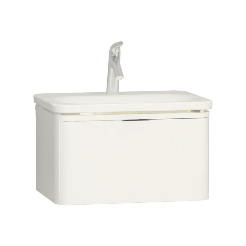 Nest Trendy Washbasin Unit60 cm, High Gloss White, compatible with 5685 washbasin