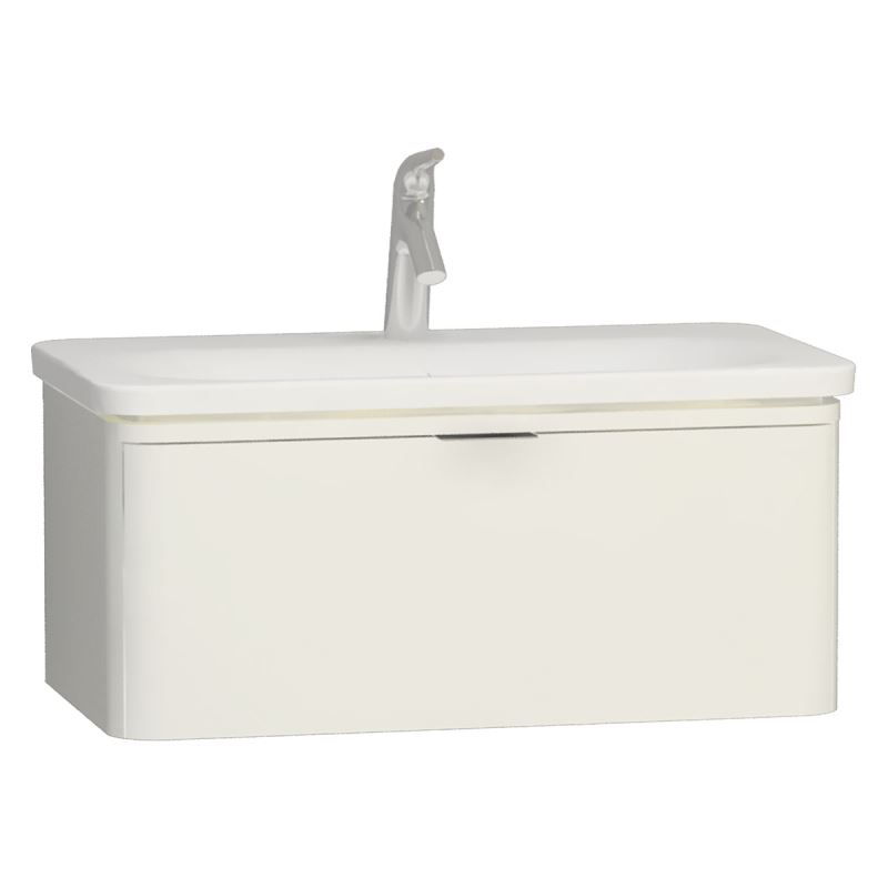 Nest Trendy Washbasin Unit80 cm, High Gloss White, compatible with 5686 washbasin