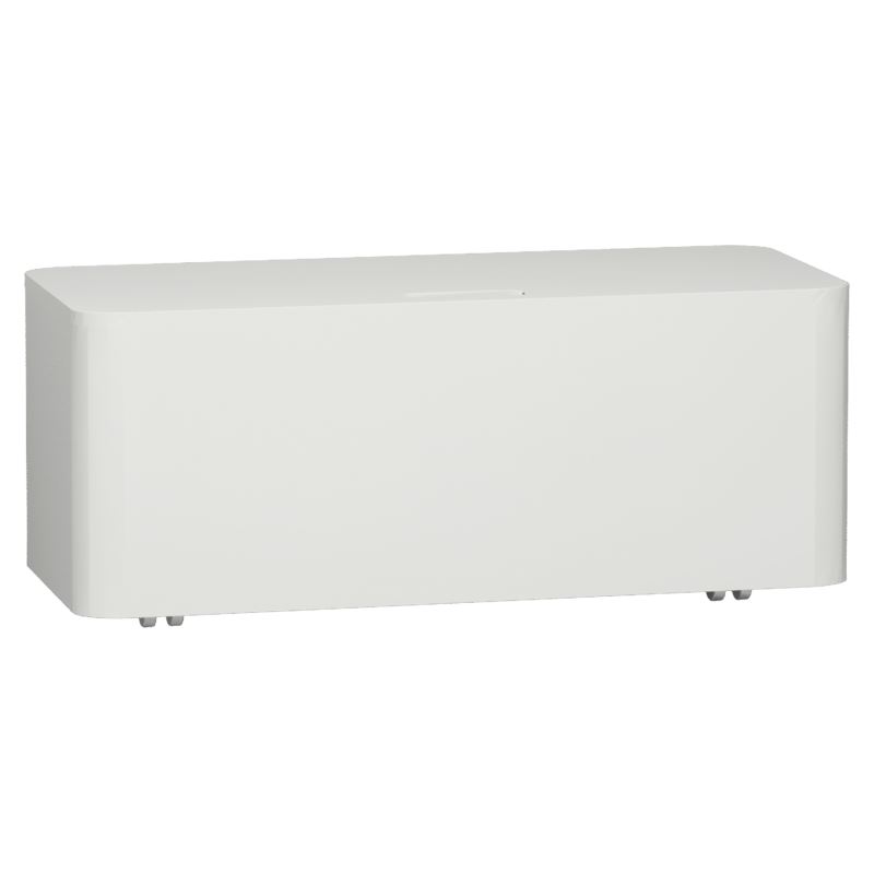 Nest Laundry Unit100 cm, High Gloss White, with Wheels