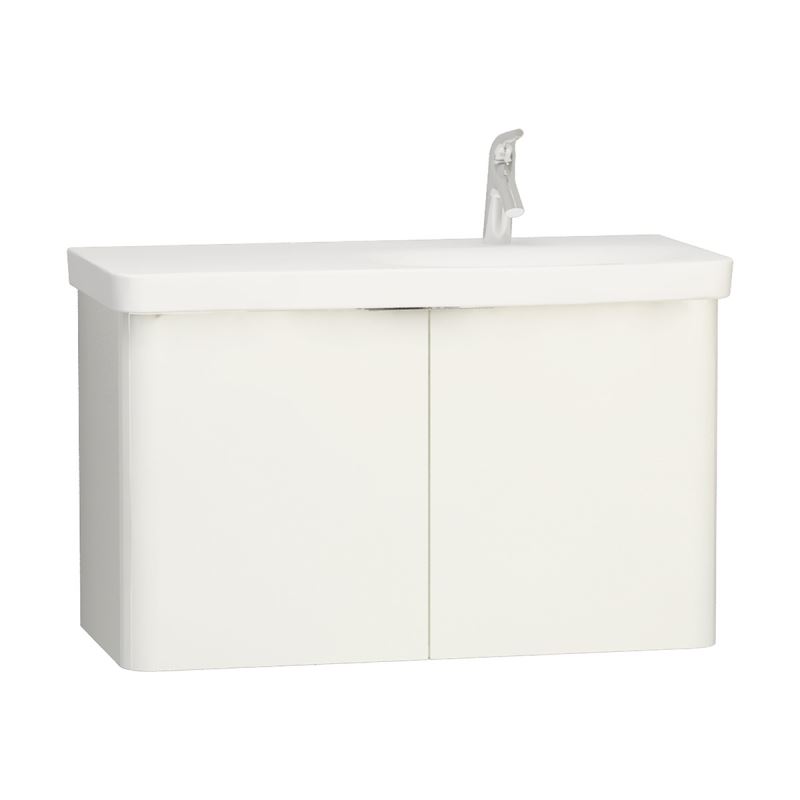 Nest Washbasin Unit100 cm, High Gloss White, compatible with 5683 washbasin