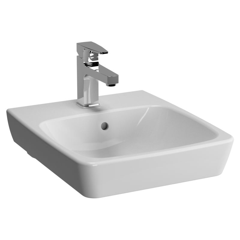M-Line Standard WashbasinWith Tap Hole, With Overflow Hole, 40 cm, White