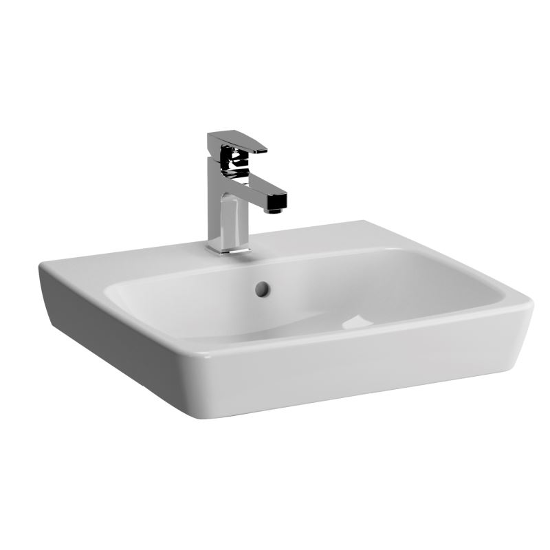 M-Line Standard WashbasinWith Tap Hole, Without Overflow Hole, 50 cm, White
