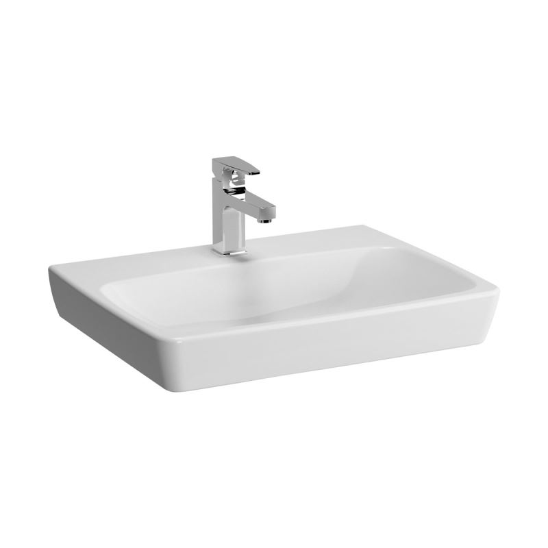 M-Line Standard WashbasinWith Tap Hole, Without Overflow Hole, 60 cm, White
