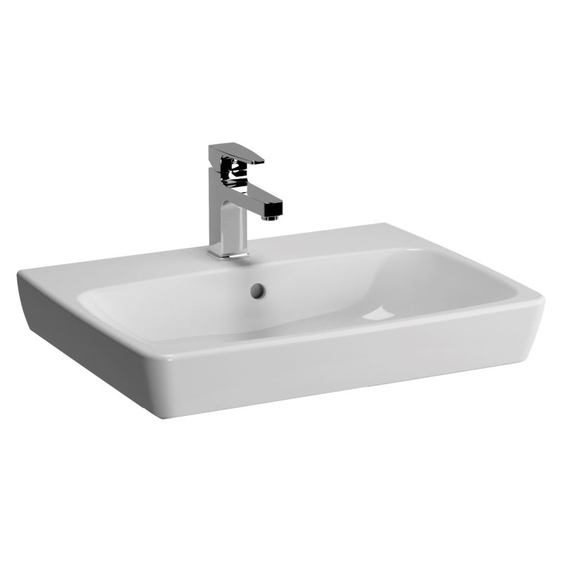 M-Line Standard WashbasinWith Tap Hole, With Overflow Hole, 60 cm, White