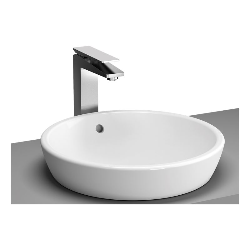 M-Line BowlWithout Tap Hole, With Overflow Hole, 45 cm, White