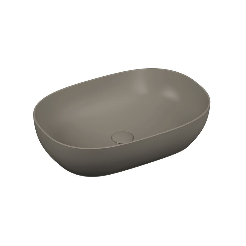 Outline BowlWithout Tap Hole, Without Overflow Hole, 60 cm, Matte Mink