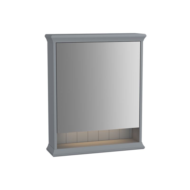 Valarte Mirror Cabinet65 cm, Matte Grey, right