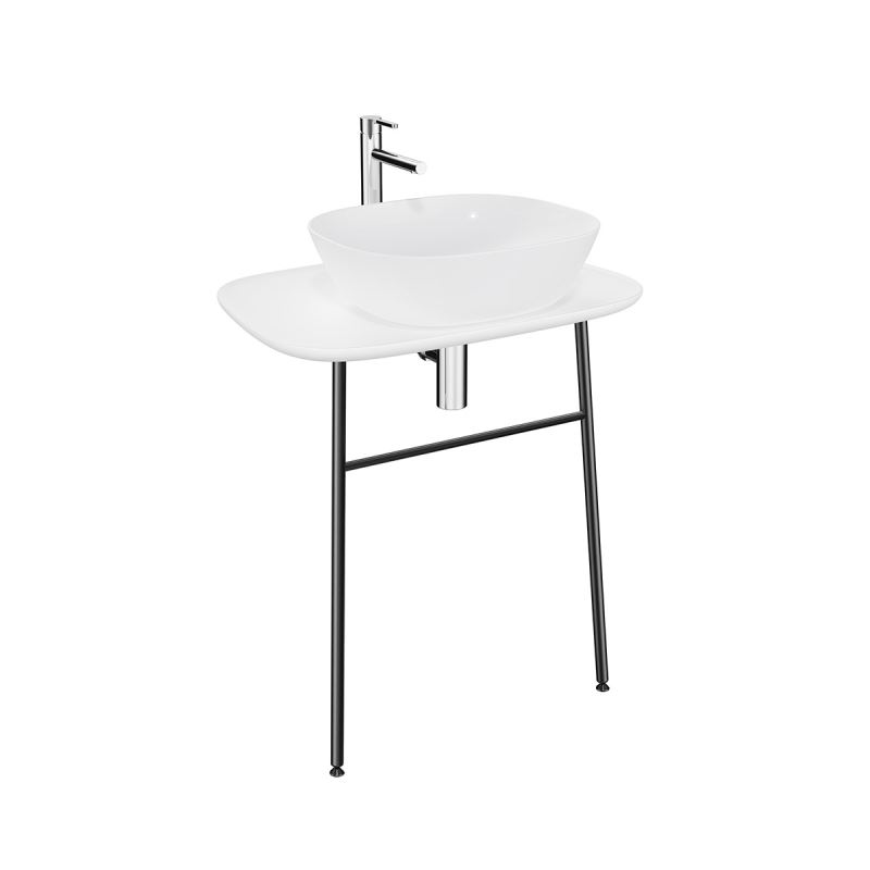 Plural Washbasin Unit70 cm, Wall-Hung, High, White