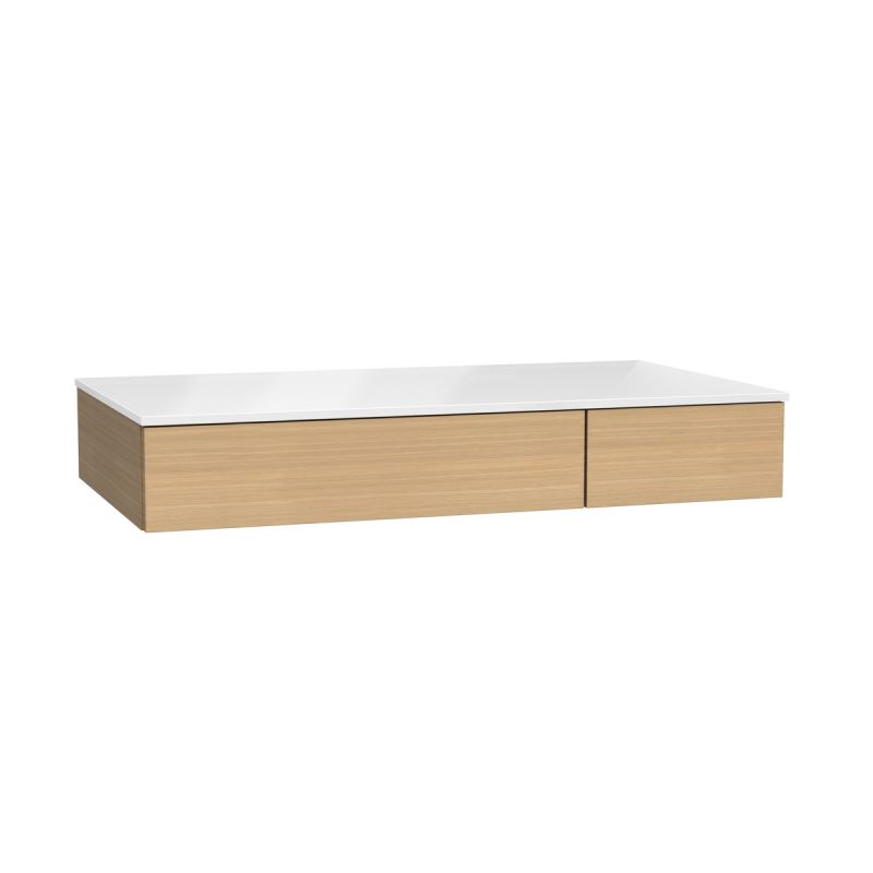 Origin Side UnitFlat Oak, 60cm, left soft-closing drawer