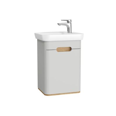 Sento Matt Light Grey Washbasin Unit - 80 cm
