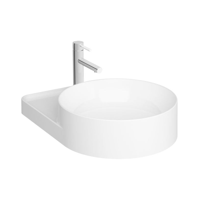 Voyage Countertop BasinWith Tap Hole, Without Overflow Hole, 38 cm, White