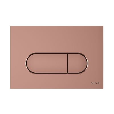 Loop Round Flush Plate - Soft Copper