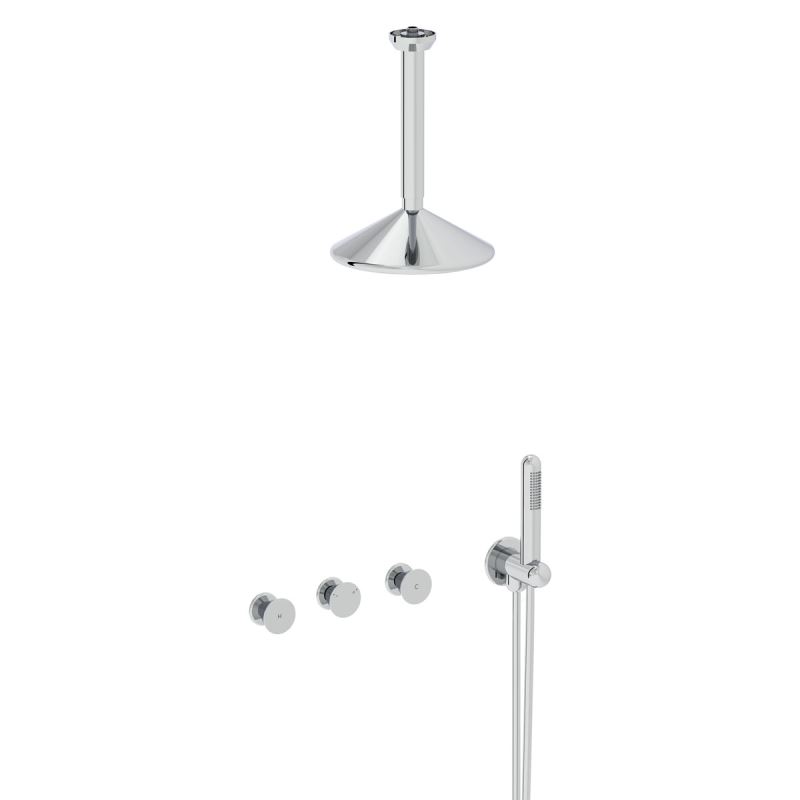 Liquid Built-In Shower SetChrome, Use With Concealed Part A40836