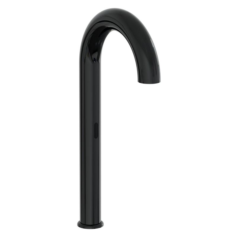 Liquid Tall Touchless Basin MixerMains Operated, Double Water Inlet, Gloss Black