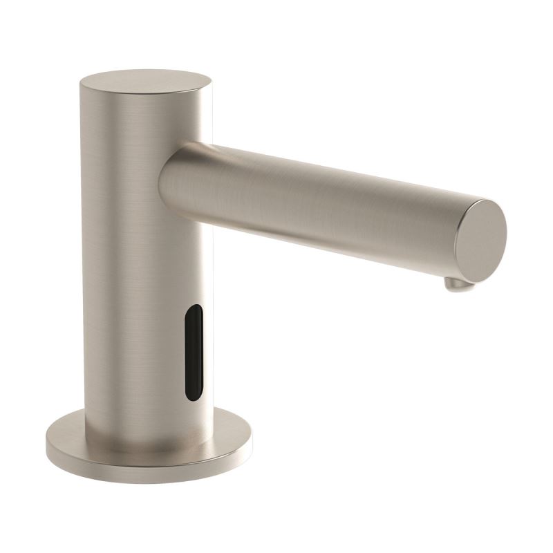 Touch Free Soap Dispenser, Counter top (mains) ShortCounter top, main operated, Short, Brushed Nickel