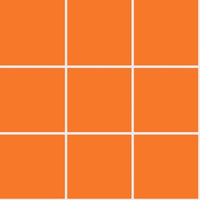10x10 Color RAL 2003 Orange Matt (NN)