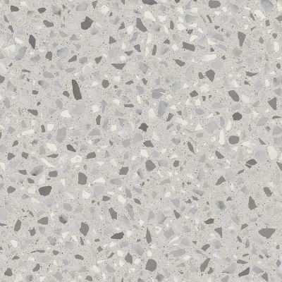 60x60 CementMix Basic Tile Flake Geo Light Grey R10A